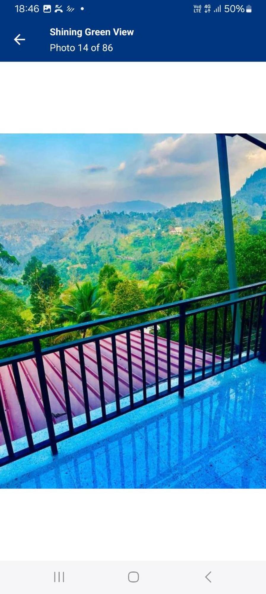 Shining Green View Ella Bilik gambar
